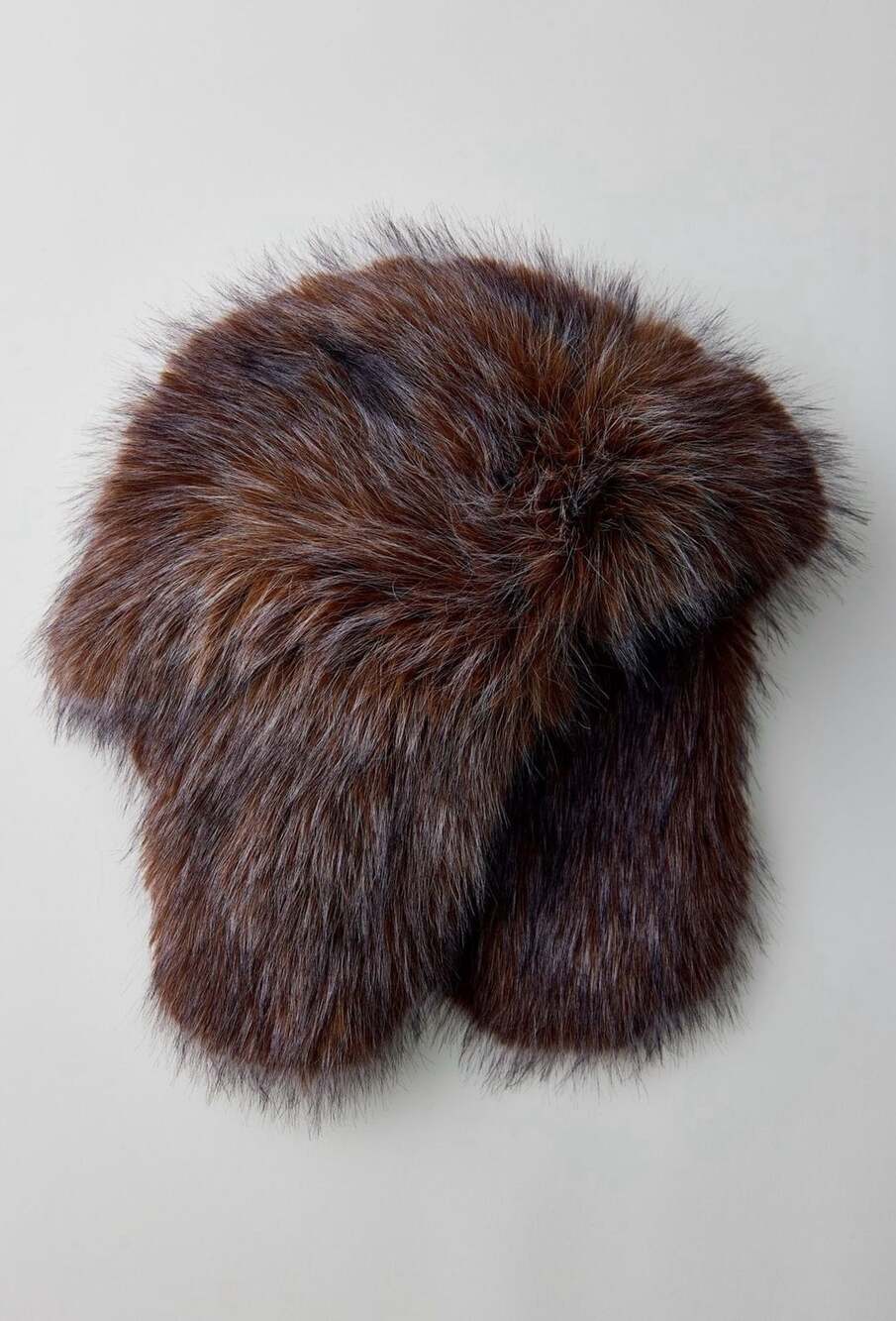 VAQUERA: Brown 'Raccoon Tail' Hat NWT